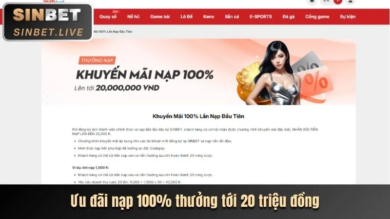 Thưởng chào mừng 888now777 cho người chơi mới